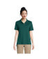 Women's School Uniform Tall Short Sleeve Interlock Polo Shirt