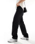 Фото #2 товара ASOS DESIGN smart high waist straight leg trousers in black