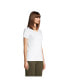 Фото #3 товара Women's Tall Crew Neck Rib T-shirt