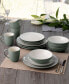 Colorwave Coupe 16-Pc. Dinnerware Set, Service for 4