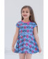 Girls Spider-Man Spider-Girl French Terry Skater Dress to Синий, 7-8 - фото #3