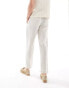 Фото #4 товара Selected Homme slim fit linen mix suit trouser in beige