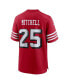 Фото #2 товара Men's Elijah Mitchell Scarlet San Francisco 49ers Alternate Team Game Jersey