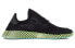 adidas originals Deerupt 减震防滑耐磨 低帮 跑步鞋 男女同款 黑绿色 / Кроссовки Adidas originals Deerupt B41755