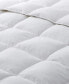 All Season White Goose Feather and Fiber Comforter, King