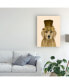 Фото #3 товара Fab Funky Golden Retriever, Hat and Bow Canvas Art - 27" x 33.5"
