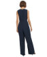 Women's Sleeveless Straight-Leg Jumpsuit