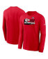 Фото #1 товара Men's Red Kansas City Chiefs Super Bowl LVIII Champions Iconic Long Sleeve T-shirt