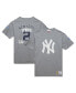 Фото #1 товара Men's Derek Jeter Heather Gray New York Yankees Cooperstown Collection Legends T-Shirt