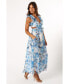 ფოტო #5 პროდუქტის Women's Lucah Frill Shoulder Maxi Dress