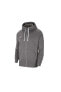 Cw6887-071 Flc Park20 Fz Hoodie Fermuarlı Erkek Kapüşonlu Sweatshirt Gri