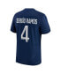 ფოტო #2 პროდუქტის Men's Sergio Ramos Blue Paris Saint-Germain 2022/23 Home Authentic Player Jersey