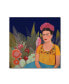Фото #1 товара Sylvie Demers 'Frida A Casa Azul Revisitated' Canvas Art - 14" x 14" x 2"