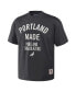 Фото #2 товара Men's NBA x Anthracite Portland Trail Blazers Heavyweight Oversized T-shirt