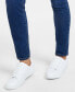 Фото #6 товара Curvy High Rise Double Button Skinny Jeans