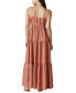 ფოტო #2 პროდუქტის Women's Paisley-Print Tiered Maxi Dress