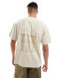 Фото #4 товара Pull&bear sculpture printed t-shirt in beige