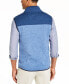 Men's Colorblock Fleece Sweater Vest, Created for Macy's