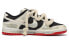 【定制球鞋】 Nike Dunk Low 氧化做旧 高街 贴标 解构绑带 复古 低帮 板鞋 男女同款 黑白红 / Кроссовки Nike Dunk Low FD9762-061