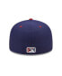 Фото #2 товара Головной убор для мужчин New Era Navy, Red Round Rock Express Marvel x Minor League 59FIFTY