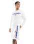 Фото #4 товара Polo Ralph Lauren Sport Capsule logo leg sweat shorts in white