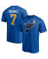 Фото #1 товара Men's Keith Tkachuk Blue St. Louis Blues Authentic Stack Retired Player NickName and Number T-shirt