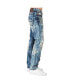 Фото #3 товара Men's Artisan Crafted Vintage Wash Slim Straight Premium Jeans