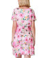Фото #2 товара Floral-Print Tiered Dress