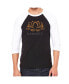 Men's Raglan Word Art T-shirt - Namaste