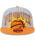 Фото #2 товара Men's Gray, Orange Phoenix Suns Tip-Off Two-Tone 9FIFTY Snapback Hat