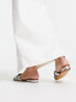 Фото #4 товара ALDO Coredith plaited flat sandals in bone mix
