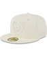 Фото #2 товара Men's Cream Las Vegas Raiders Color Pack 59FIFTY Fitted Hat