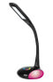Фото #5 товара Activejet LED desk lamp VENUS BLACK with RGB base - Black - Plastic - Bedroom - Children's room - Universal - Modern - Type E - CE - RoHS - ISO 9001 - ISO 14001