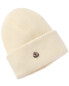 Фото #1 товара Moncler Wool Hat Women's White Os