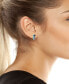 ფოტო #1 პროდუქტის Faux Stone Calculator Stud Earrings