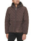 Men's Diamond Quilted Hooded Jacket