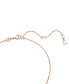 Swarovski rose Gold-Tone Idyllia Crystal Clover Pendant Necklace, 15" + 2-3/4" extender - фото #3