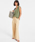 ფოტო #2 პროდუქტის Women's Scoop-Neck Rolled-Sleeve T-Shirt, Created for Macy's