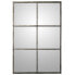 Wall mirror Alexandra House Living Black Silver Metal Window 9 x 114 x 79 cm