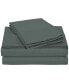 Фото #1 товара University 4 Piece Charcoal Solid Twin Xl Sheet Set