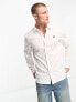 Lyle & Scott icon logo slim fit poplin shirt in white