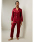 ფოტო #24 პროდუქტის Women's 22 Momme Full Length Silk Pajamas Set