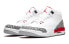 Фото #4 товара Jordan Air Jordan 3 Retro Hall of Fame 中帮 复古篮球鞋 GS 灰白红 / Кроссовки Jordan Air Jordan 398614-116