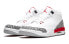 Jordan Air Jordan 3 Retro Hall of Fame 中帮 复古篮球鞋 GS 灰白红 / Кроссовки Jordan Air Jordan 398614-116 35.5 - фото #4