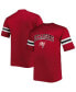 Фото #1 товара Men's Red Tampa Bay Buccaneers Big and Tall Arm Stripe T-shirt