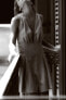 Фото #2 товара Короткое платье из смесового льна ZARA