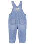 Фото #8 товара Baby Heart Print Denim Overalls 3M