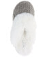 ფოტო #14 პროდუქტის Women's Demi Cable Knit Scuff Slippers
