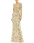 Фото #1 товара Mac Duggal Column Gown Women's 4