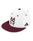 Фото #1 товара Men's White Mississippi State Bulldogs On-Field Baseball Fitted Hat